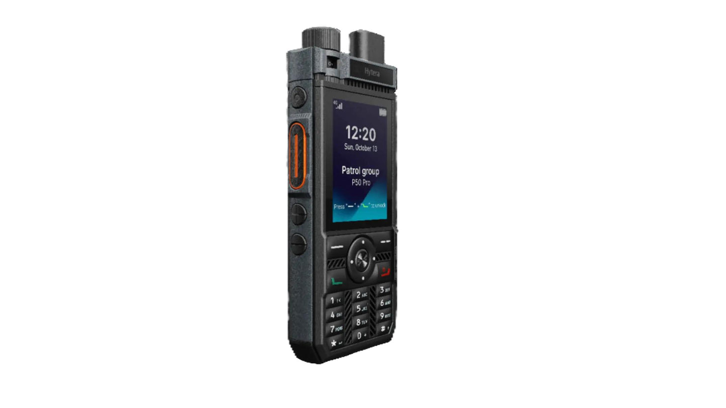 Hytera P50 PRO Radio PoC PTT over cellular y Smartphone Si tu equipo trabaja en ambientes exigentes, con turnos largos y necesita comunicación confiable y robusta Precio + iva
