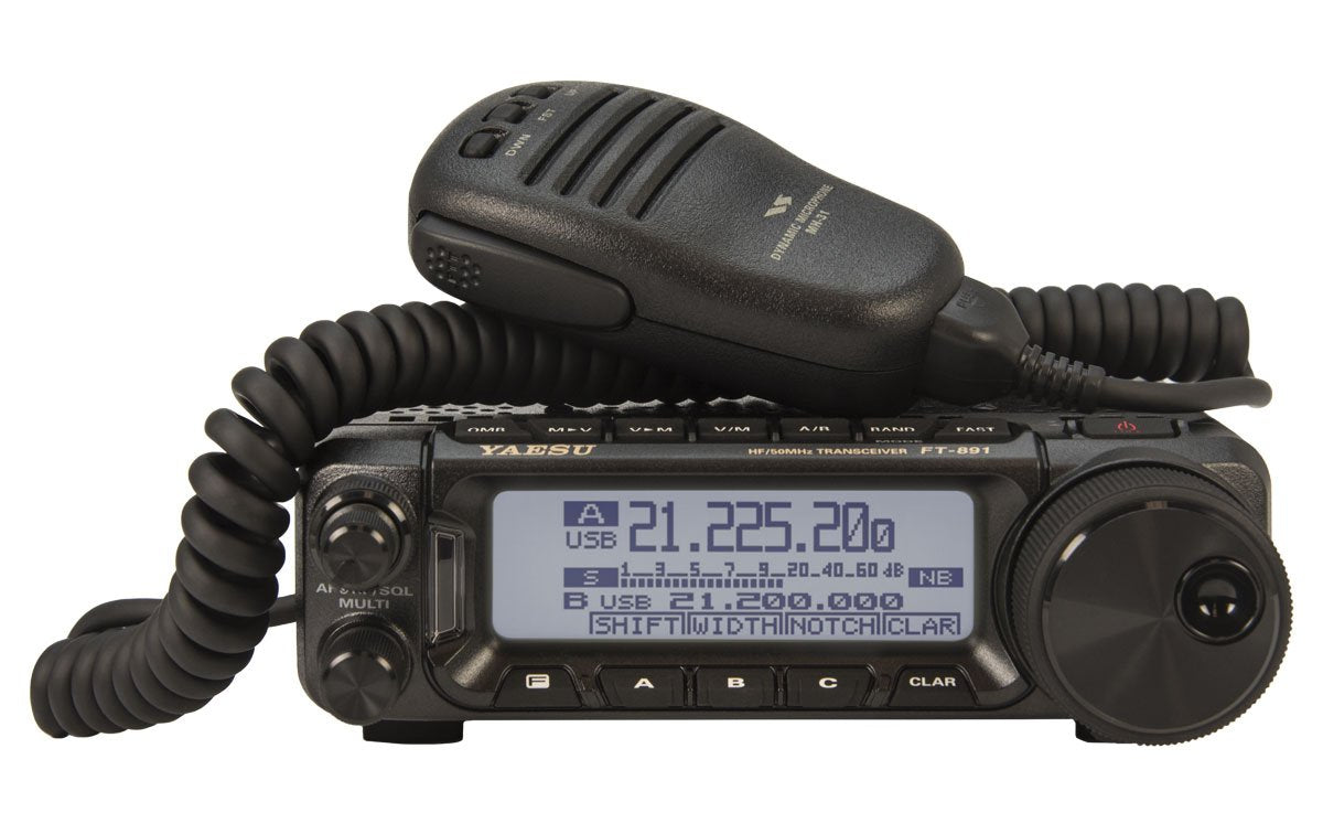 Yaesu FT-891 HF/50MHz 100W Compacto, liviano y con panel desmontable ¡Explora el Universo de la Radioafición! Precio +iva