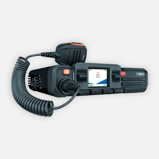 Hytera HM686H VHF 136-174MHz 512CH DMR Tier II Analogico 50W Radio móvil digital profesional High Power 5/45/50W GPS Bluetooth LCD screen Precio+iva