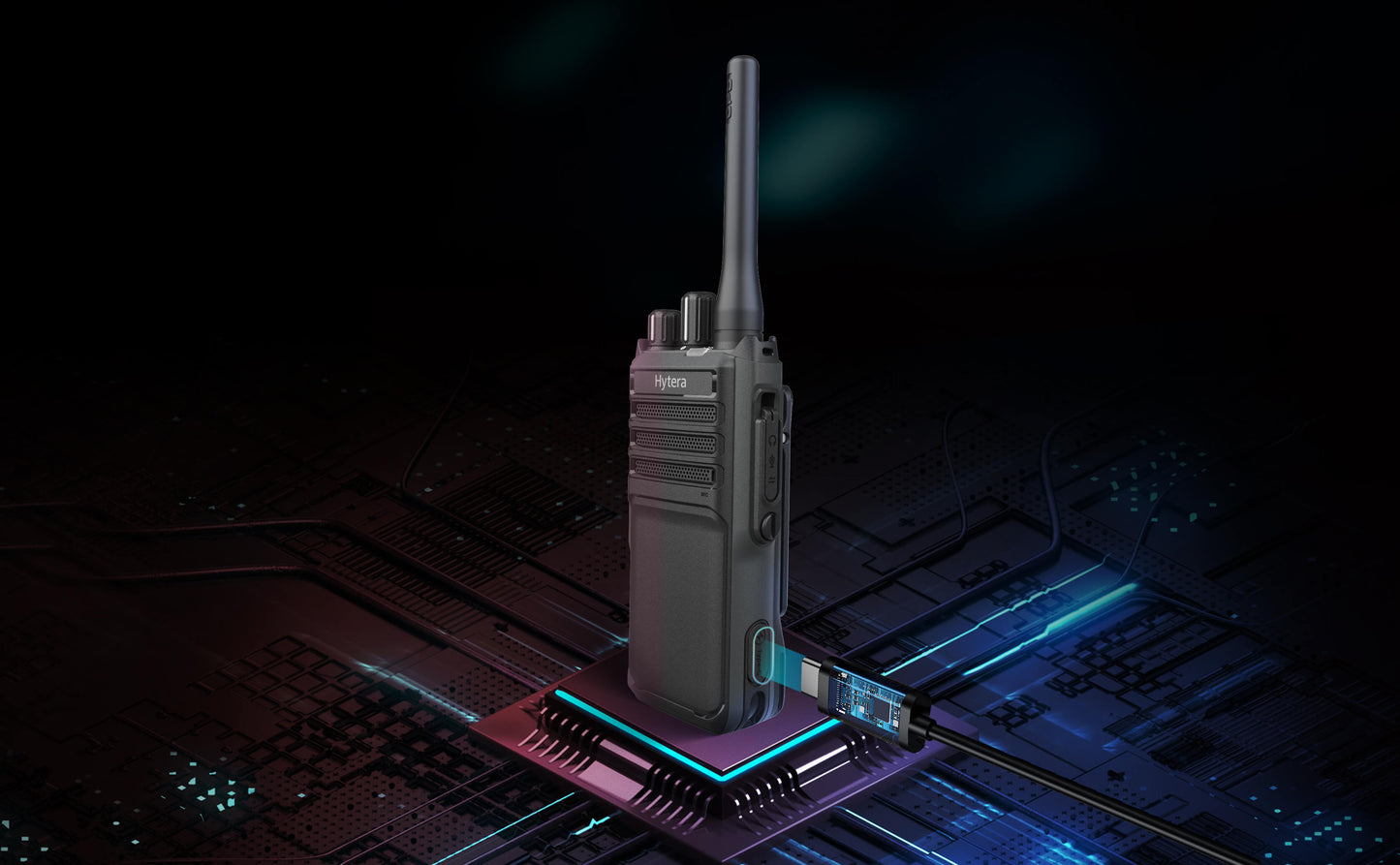 Hytera HP506 VHF 136-174 MHz 256 CH DMR y Analogico 5W Radio Digital Portátil Profesional | GPS Sin pantalla Precio +iva