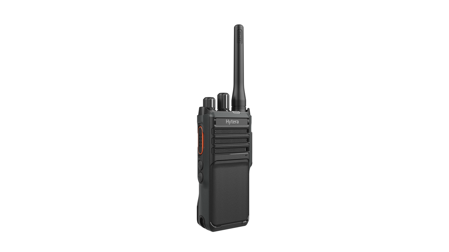 Hytera HP506 VHF 136-174 MHz 256 CH DMR y Analogico 5W Radio Digital Portátil Profesional | GPS Sin pantalla Precio +iva