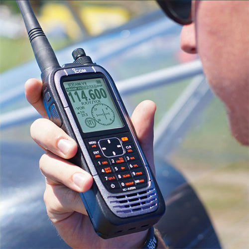 ICOM IC-A25N 300CH 6W Transceptores VHF de Banda Aérea Potente radio de banda aérea de 6W (PEP) con GPS y Bluetooth® integrados Precio + iva