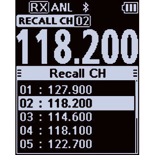 ICOM IC-A25C 200CH 6W Radio portátil aéreo VHF con display de 2.3 pulgadas y teclado, 6W (PEP) de potencia Precio + iva