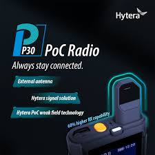 Hytera P30 Radio PoC GPS LTE portátil con licencia PoC Hytera y licencia despachador durante 13 meses (Solo para Simcard M2M Entel) Precio +iva