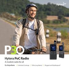 Hytera P30 Radio PoC GPS LTE portátil con licencia PoC Hytera y licencia despachador durante 13 meses (Solo para Simcard M2M Entel) Precio +iva