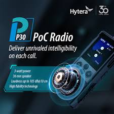 Hytera P30 Radio PoC GPS LTE portátil con licencia PoC Hytera y licencia despachador durante 13 meses (Solo para Simcard M2M Entel) Precio +iva