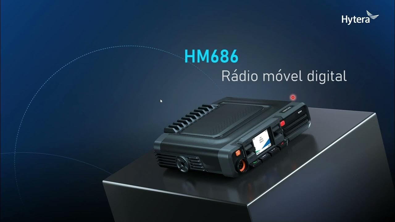 Hytera HM686H VHF 136-174MHz 512CH DMR Tier II Analogico 50W Radio móvil digital profesional High Power 5/45/50W GPS Bluetooth LCD screen Precio+iva