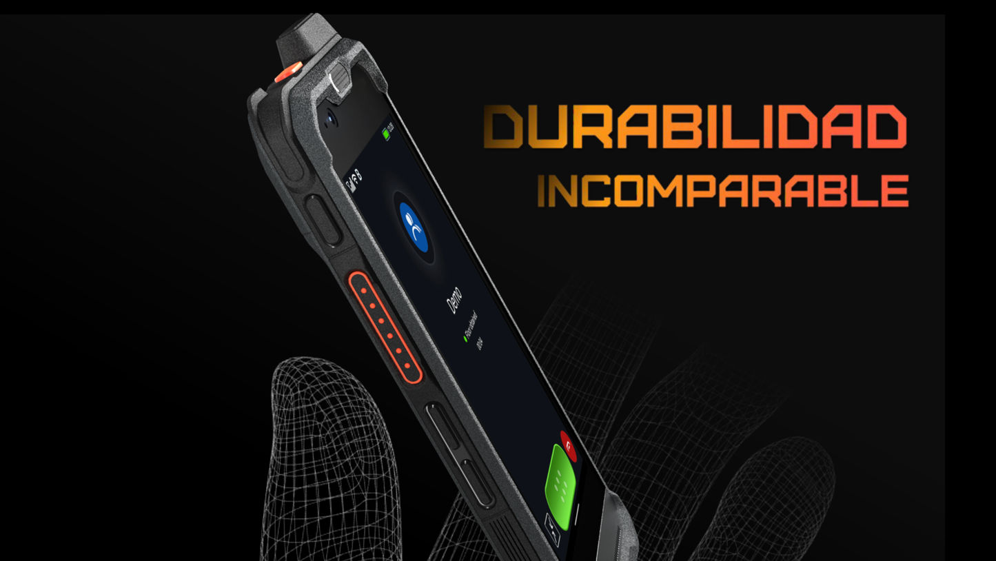 Smartphone PNC460 XRugged Radio PoC y Smartphone Inteligente con Android 12 IP68 Precio + iva