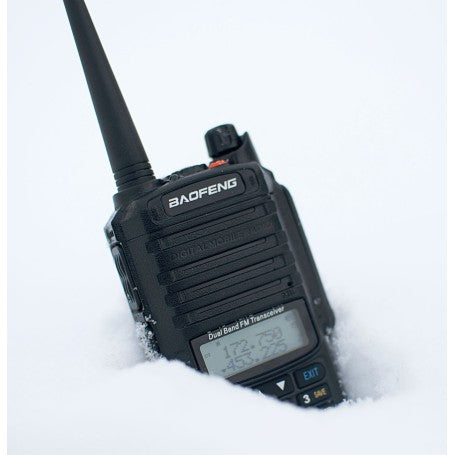 Baofeng T-57 UHF 400-520/VHF 136-174 Mhz 128CH Analogico 5W Radio dual band, IP67 Ideal para cámaras de frío, zona lacustre o trabajos de costa Precio + iva
