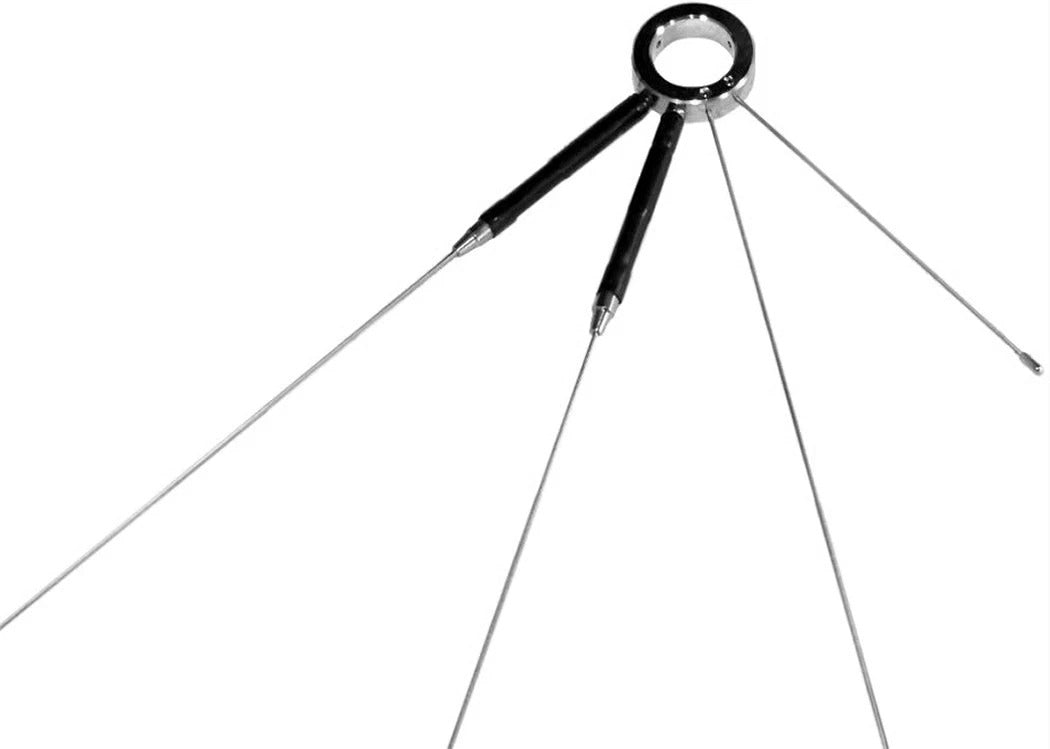 Yaesu ATBK-100 Antena radial de cuatro radiales (2x para 6m, 1x para 2m, 1x para 70cm) Precio + iva