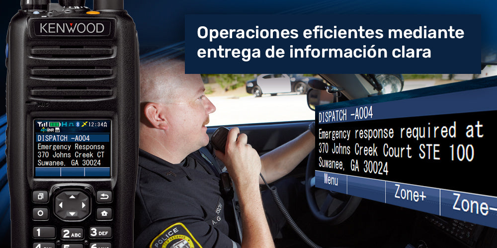 Kenwood NX-5200K2 VHF 136-174 MHz 1024CH Digital NXDN-P25-DMR-Analógico 6W Radio Multiprotocolo portátil GPS, MicroSD Con Pantalla y teclado estandard Precio +iva