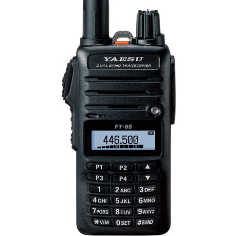 Yaesu FT-65R Doble banda VHF 136-174/UHF 400-480 Mhz 200CH 5W Radio analogico compacto y liviano IP54 MIL-810 C,D-E con batería de larga duración Precio + iva