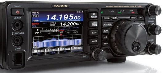 Yaesu FT-991A Radio Móvil MF/HF/VHF/UHF Multimodo y Multibanda con capacidad digital C4FM 100 vatios HF/50 mhz (50 vatios VHF/UHF) Precio +iva