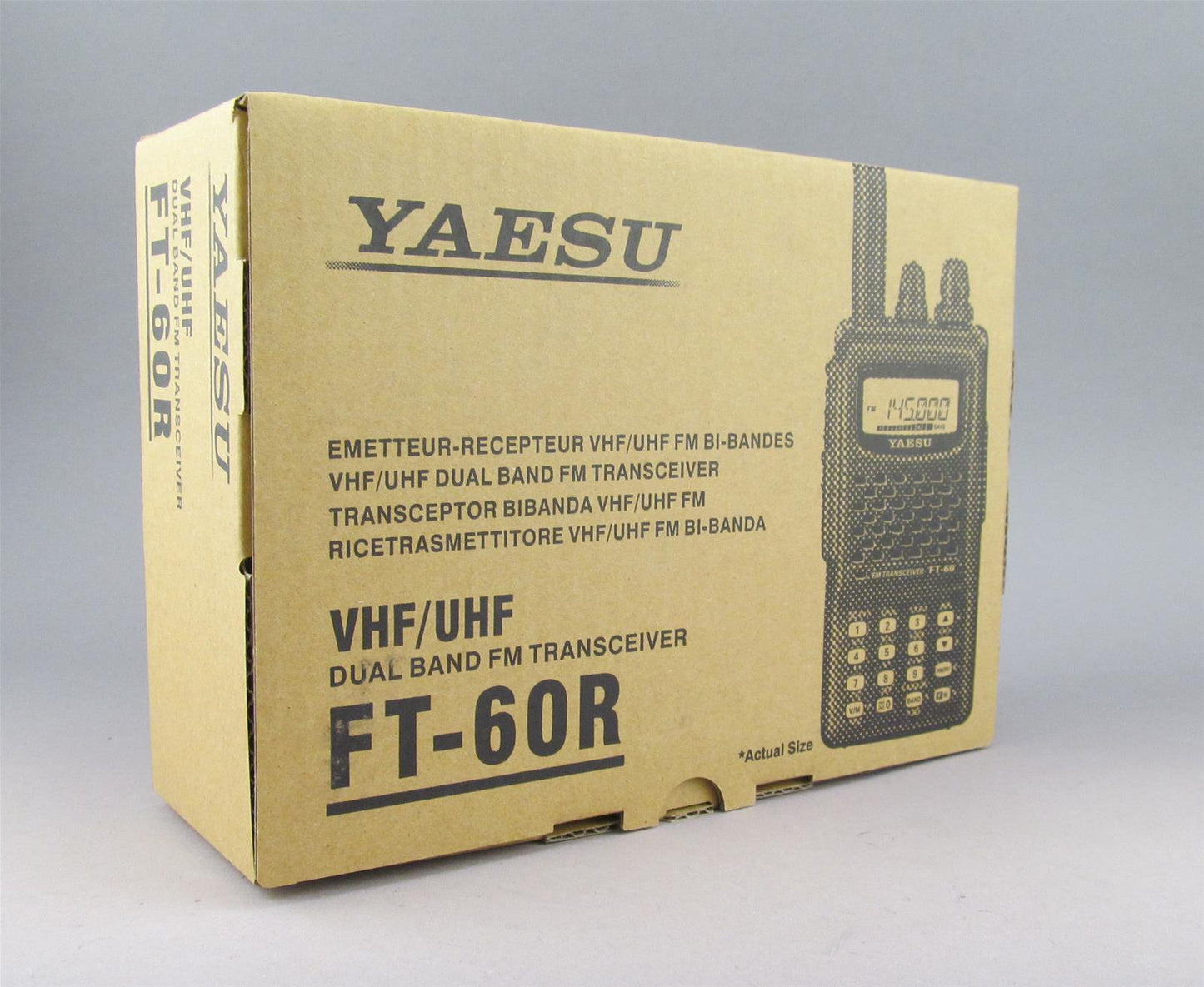 Yaesu FT-60R VHF/UHF108-520 MHz/700-999,999MHz 1000CH 5W Radio portátil analogico dual band identificación automática de emergencia (EAI), CTCSS/DCS, EPCS Vertex Standad WIRES Precio +iva