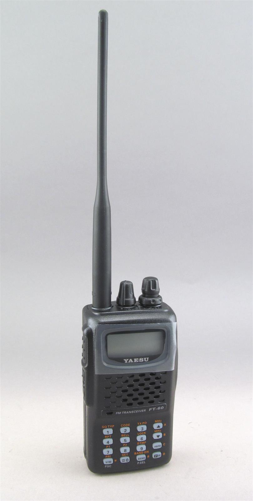 Yaesu FT-60R VHF/UHF108-520 MHz/700-999,999MHz 1000CH 5W Radio portátil analogico dual band identificación automática de emergencia (EAI), CTCSS/DCS, EPCS Vertex Standad WIRES Precio +iva