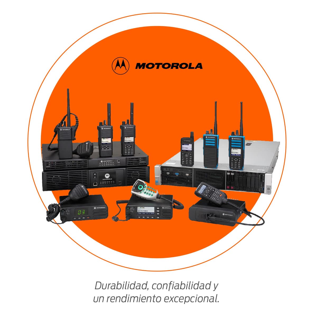 Antena UHF equipos portátiles Motorola