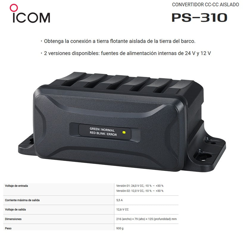 Convertidor DC-DC ICOM