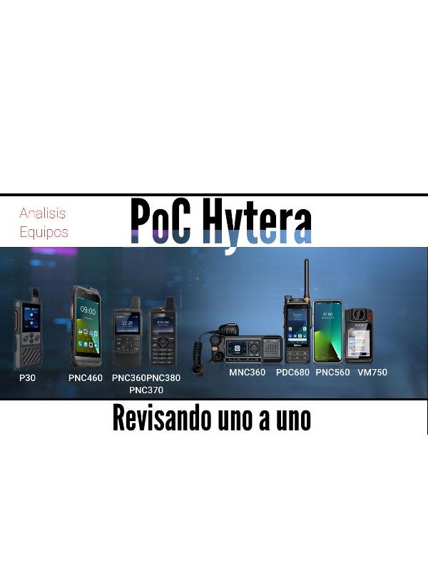 Equipos PoC Hytera