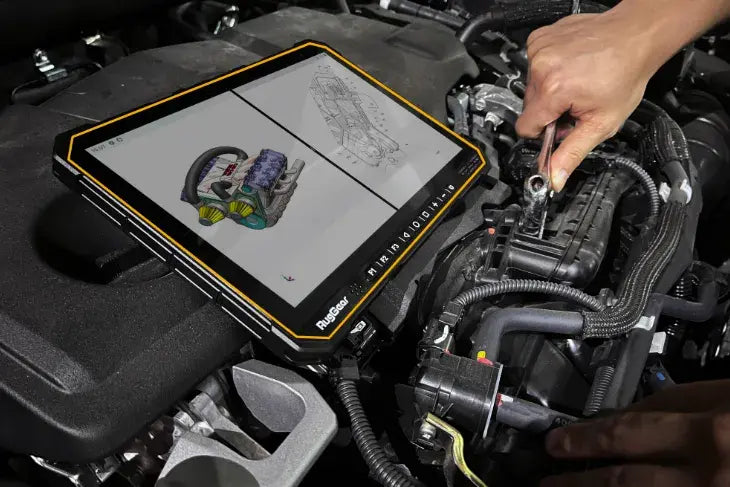 Tablet Ruggear para entornos Industriales