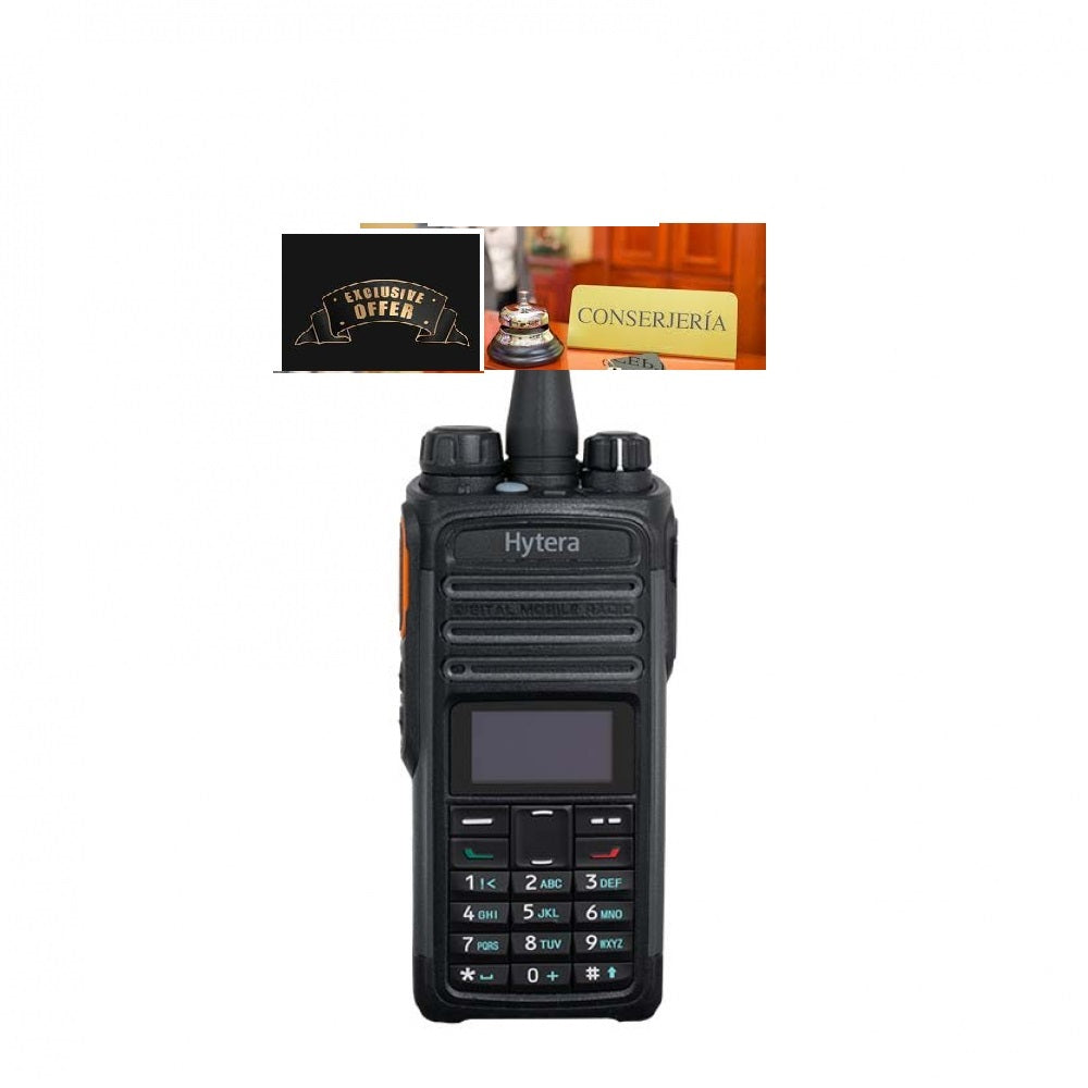 Hytera PD486 UHF1 350-470 Mhz 256CH DMR Tier II 4W Radio Digital y Análogo para Empresas con pantalla OLED Precio +iva