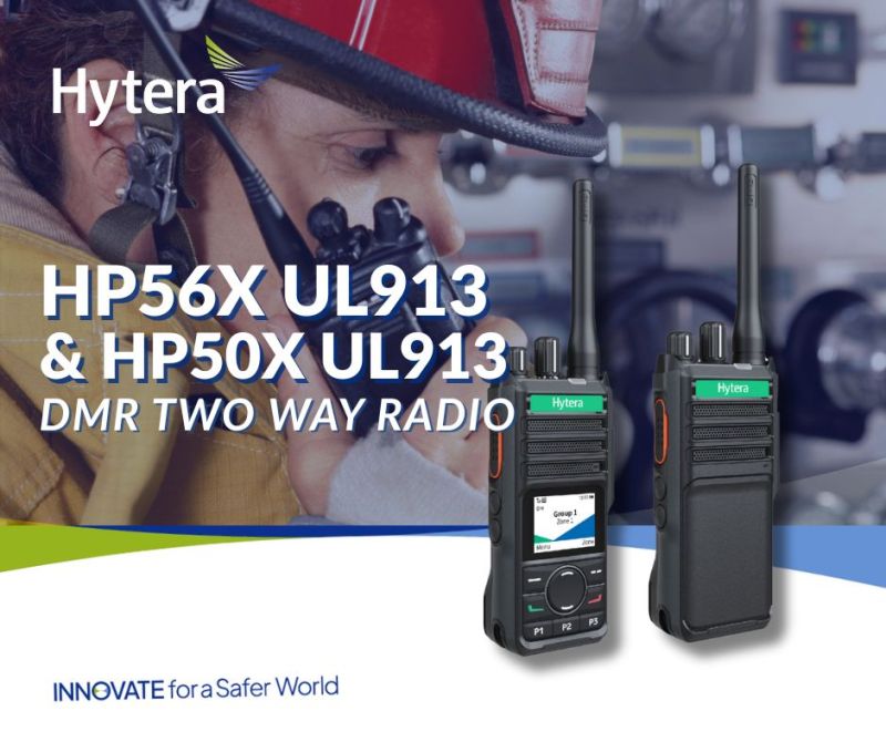 Hytera HP506 UL913 UHF1 400-470 MHz 256CH Digital DMR y Analogico 4W Intrinsicamente Seguro 5W IP67 Radio portatil (A pedido por importación) Precio + iva