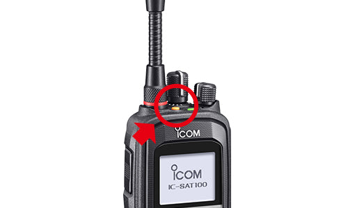 ICOM IC-SAT100 Radio Satelital, comunicación Vía PTT en Todo el Mundo **Plan Satelital no incluido** (Importación de 4-5 semanas) Precio + iva