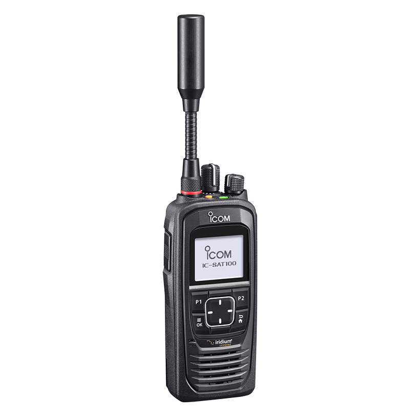 ICOM IC-SAT100 Radio Satelital, comunicación Vía PTT en Todo el Mundo **Plan Satelital no incluido** (Importación de 4-5 semanas) Precio + iva