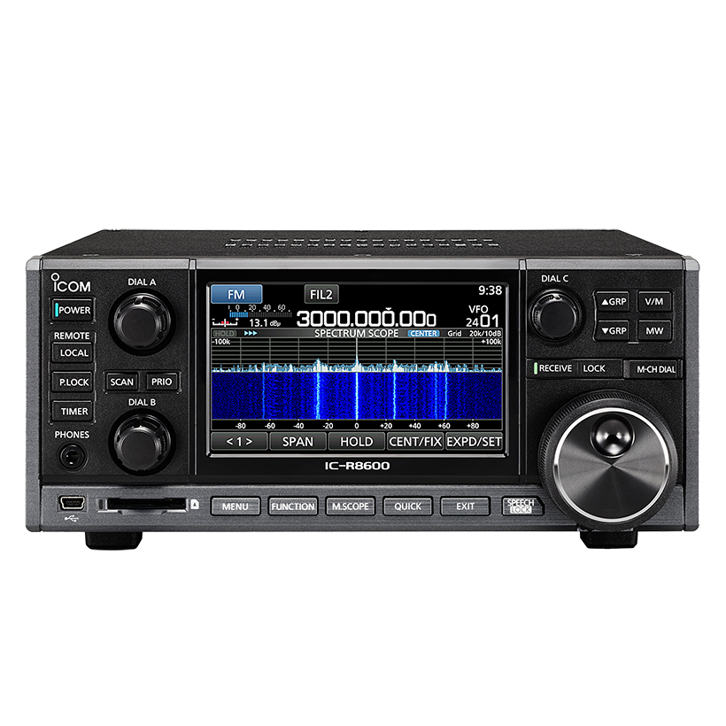 ICOM IC-R8600 Banda super ancha de 10 kHz a 3 GHz 200CH Memoria Radio de Comunicaciones (A pedido por importación) Precio +iva