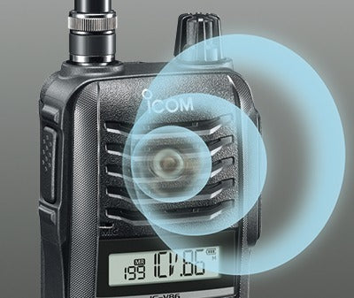 ICOM IC-V86 VHF 136-174 MHz Banda corrida 200 canales Analogico 7.0/5.5/2.5/0.5 W IP54 MIL-STD 810G Radio portatil profesional ORIGINAL JAPONES Precio + iva