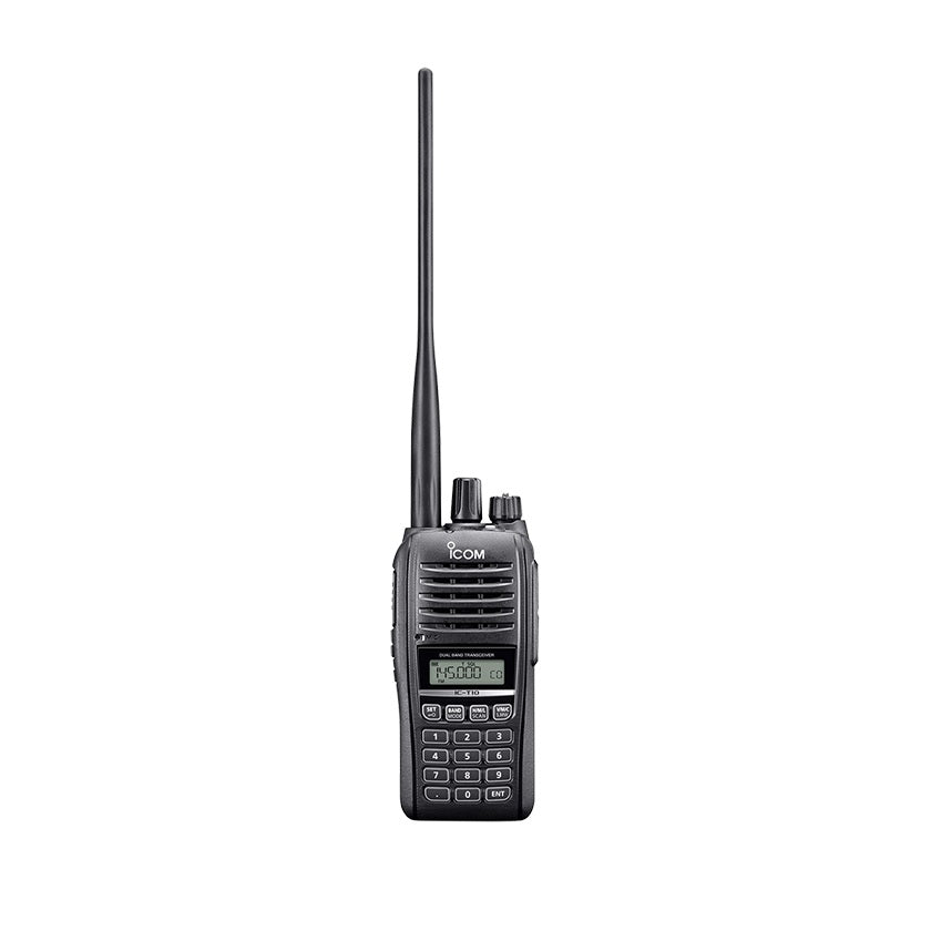 ICOM IC-T10 Banda Dual 136–174, 400–479 MHz 208CH Analogico 5W Radio Dual Band IP67 MIL-810G Robusta, Compacta ( A pedido por importación 4-5 semanas) Precio + iva
