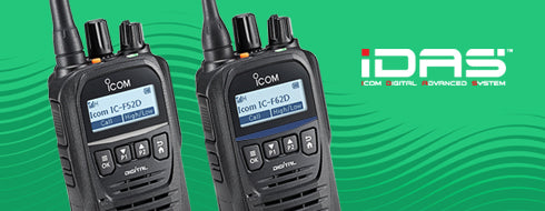 ICOM IC-F62D 21 UHF2 450-512MHz 512 canales Digital IDAS™ 5W Radio digital MIL-STD-810 G Protección IP67 (Importación a pedido 4 - 6 semanas) Precio + iva