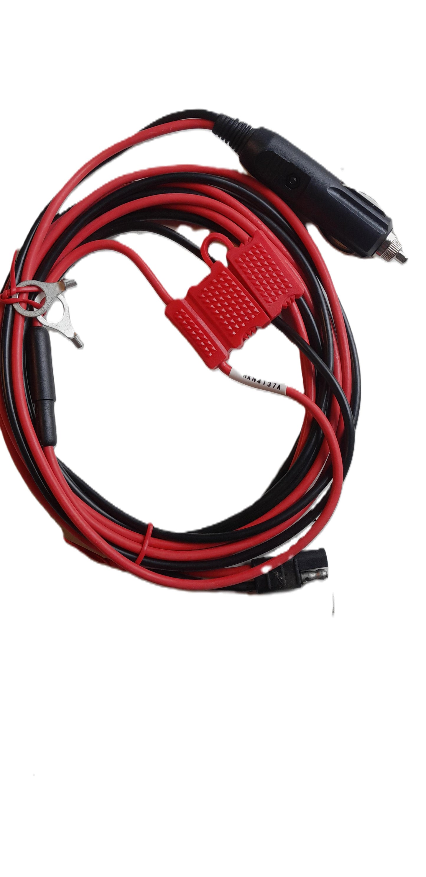 Genérico BE-X-M Cable de alimentación para equipos móviles Motorola con conector de encendedor y fusible Precio + iva