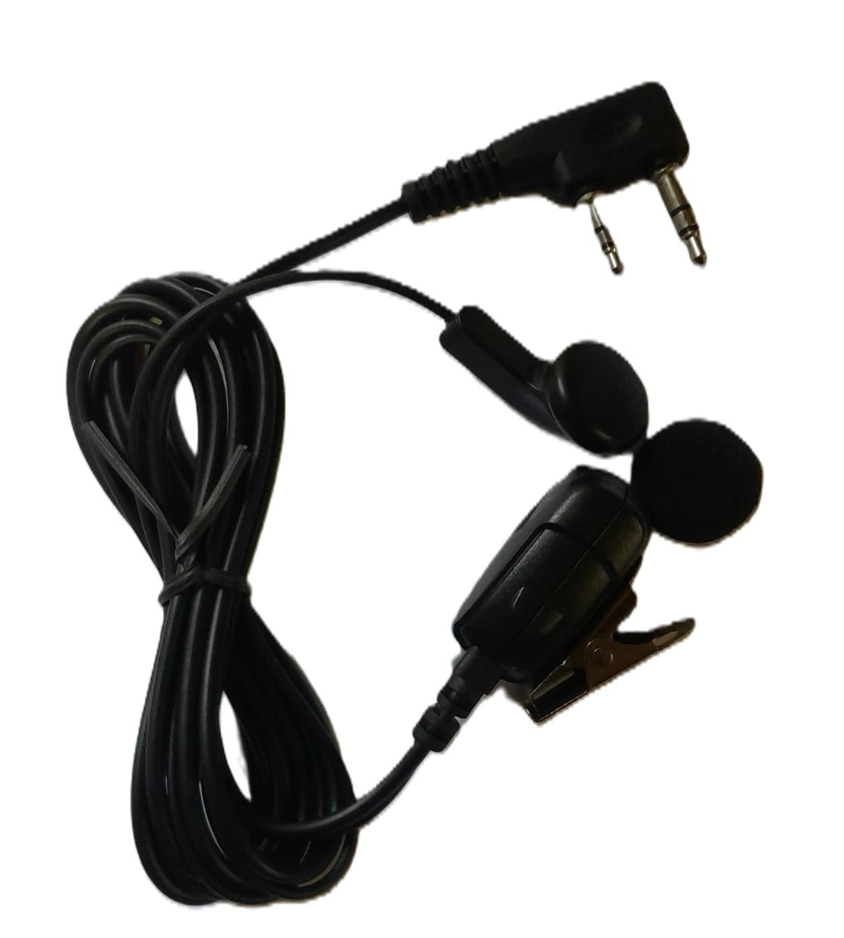 Genérico E1326K4 Audífono de 1 cable de 1160mm con PTT de Solapa para Kenwood Wouxun WLN Wings INRICO Precio +iva