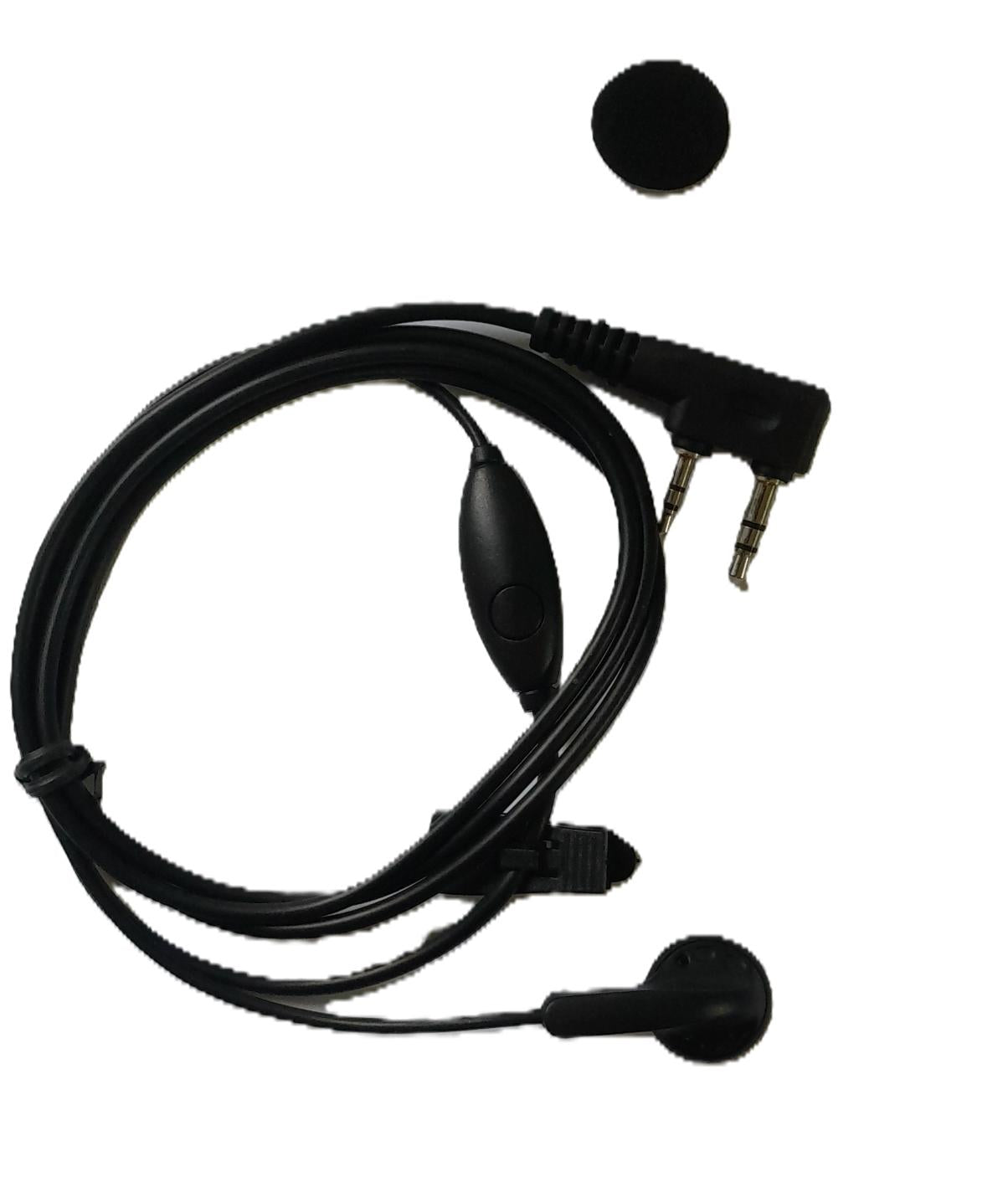 Genérico E-1401-K Auricular en línea de color negro PTT 1 Cable para Kenwood Wouxun Wings WLN TXPRO INRICO Precio + iva
