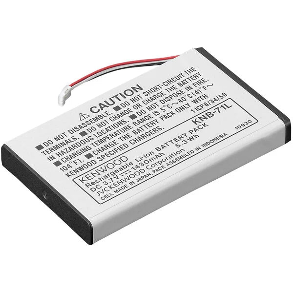 Kenwood KNB-71L Batería Li-Ion 1430 mAh para PKT-03K y PKT-23K Precio + iva