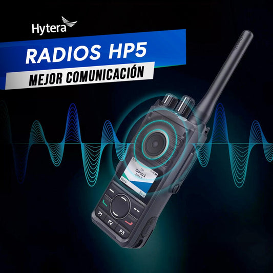 Hytera HP506 VHF 136-174 MHz 256CH Digital /Analogico 5W Radio Digital Profesional DMR Tier II /Analogico IP67, MIL-STD-810G para Industrias y Comercios sin pantalla Precio +iva