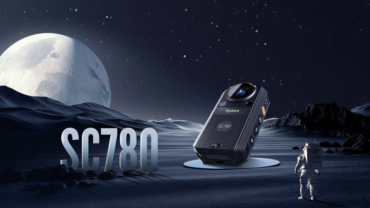 Hytera SC780 Bodycam 4G LTE y Radio PoC ptt sobre celular ideal para nueva ley de seguridad 21659 sobre guardias y vigilantes matriz de riesgo medio alto Precio + iva