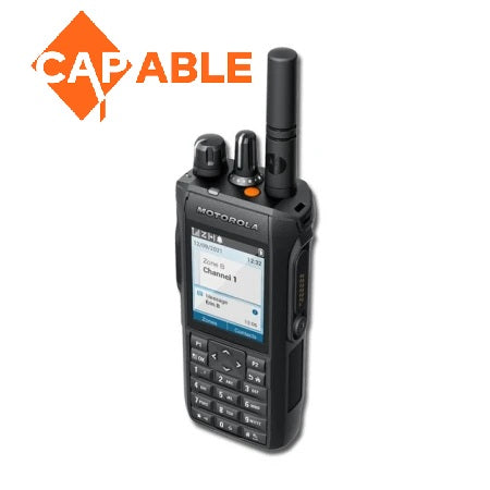 Motorola R7 MOTOTRBO™ Capable UHF1 UHF2 400-527 Mhz 1000CH Digital y Analogo 4W Radio digital FKP con pantalla y teclado completo El Poder de Ser Escuchado Precio +iva