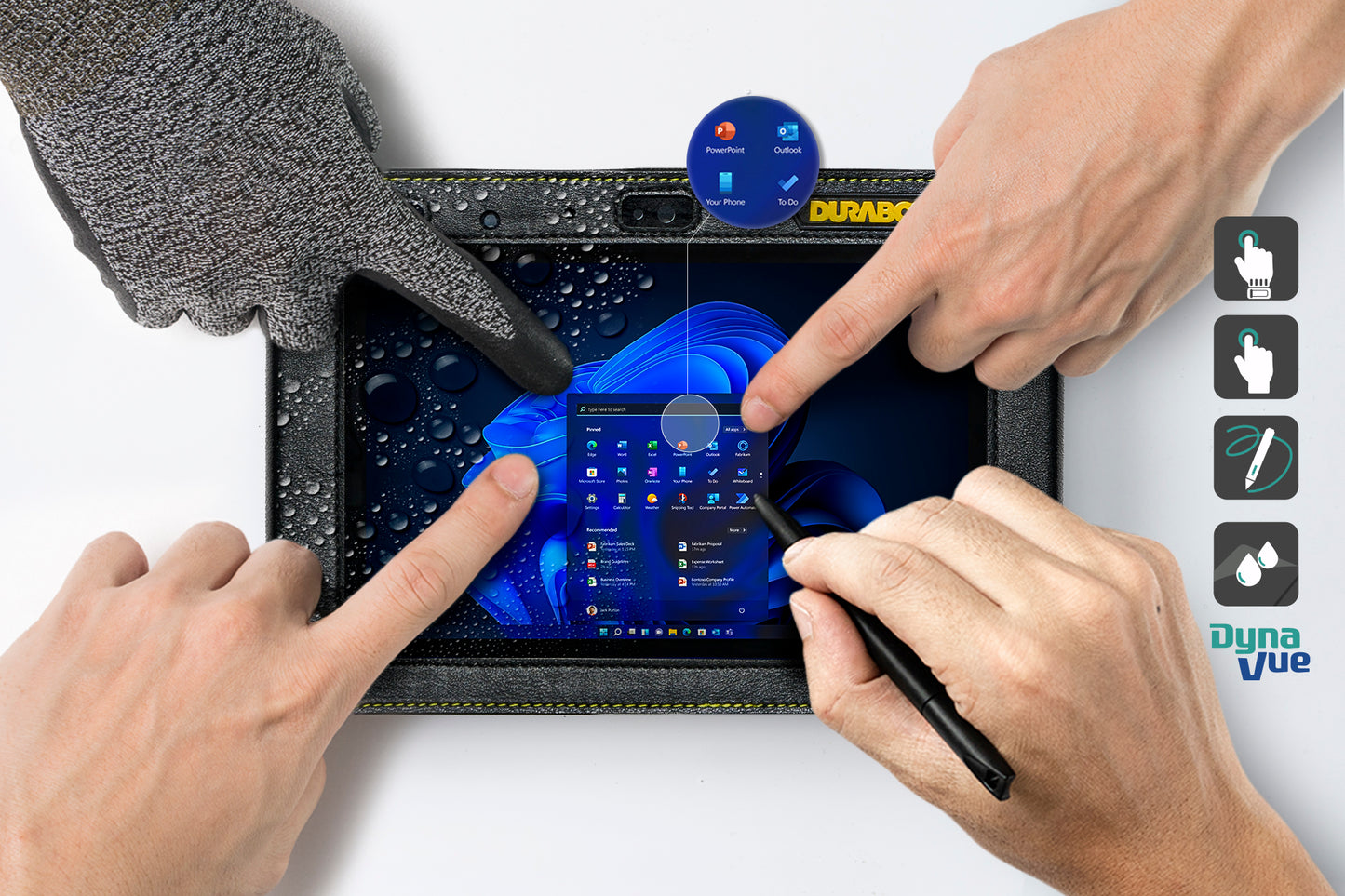 DURABOOK R8-EX Tablet Windows ATEX Zona 2/22 Intrínsecamente Seguro (Importación a pedido 6-8 semanas) Precio + iva