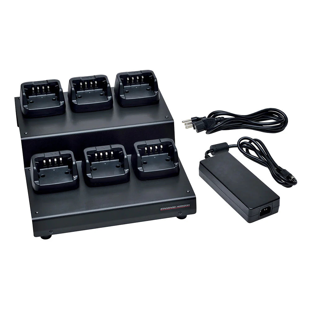Standard Horizon SAD-1460 cargador 6 unidades para STH HX400 HX400 IS Precio +iva