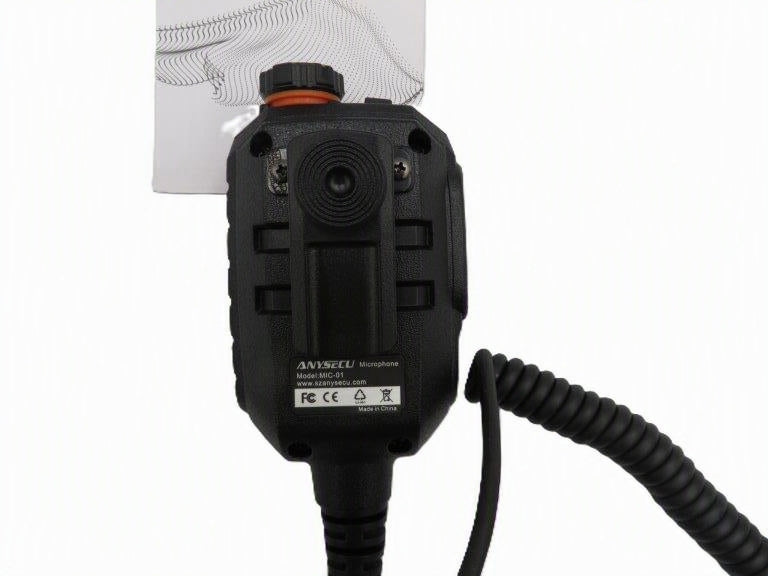 Anysecu MIC-K01 micrófono parlante remoto con luz estroboscópica y alarma de SOS para radios Kenwood Baofeng Inrico Wlan Wings Tesunho Precio + iva