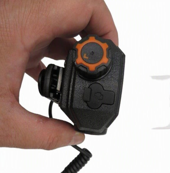 Anysecu MIC-K01 micrófono parlante remoto con luz estroboscópica y alarma de SOS para radios Kenwood Baofeng Inrico Wlan Wings Tesunho Precio + iva