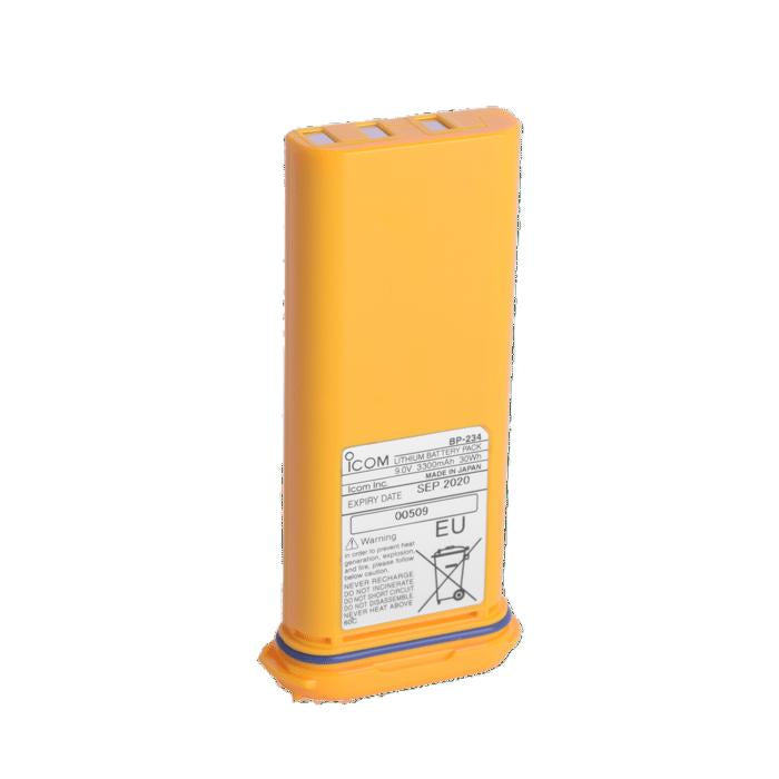 ICOM BP-234 Batería de Litio (no recargable), 9V/3300 mAh. para radios IC-GM1600 Precio + iva
