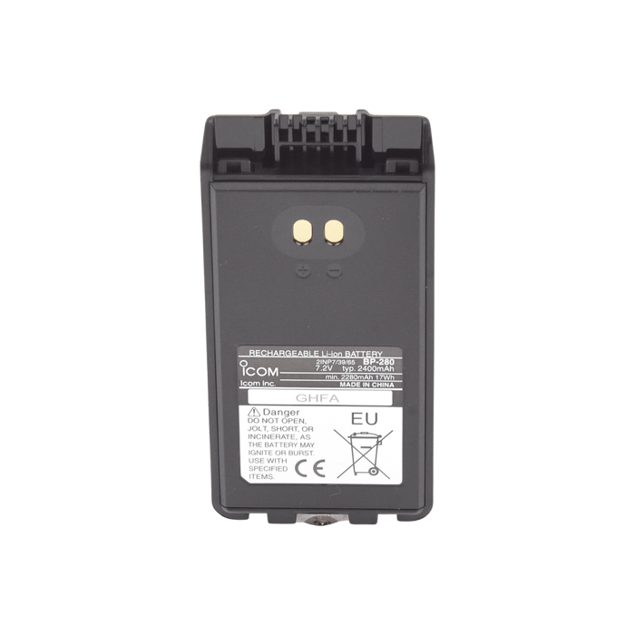 ICOM BP-280 Batería de Li-Ion de 2300mAh (typ), para radios IC-F1100D / 2100D IP67 Precio + iva