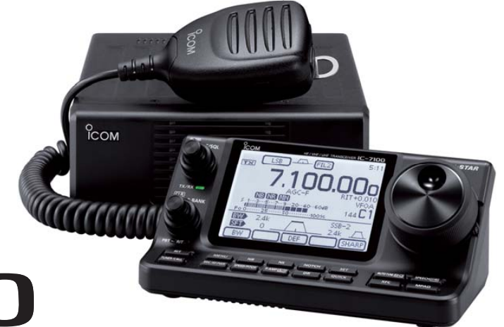ICOM IC-7100 Radio base móvil Multimodo HF/VHF/UHF Pantalla táctil intuitiva, respuesta rápida, radio multibanda (Importación a pedido) Precio + iva