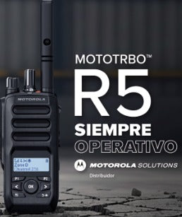 Motorola R5 UHF 400-527 MHz 256CH MOTOTRBO™ 5W Radio portatil Digital DMR Tier II y Analogico LKP con pantalla, Bluetooth, Wifi, GNSS Teclado Limitado Precio + iva