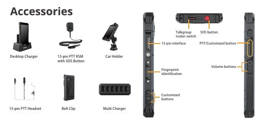 RugGear RG880 Smartphone Android™ 14, con GMS 4G LTE IP68 103dB Qualcomm® Snapdragon™ MIL-STD-810H Doble Nano Sim robusto para multitarea de misión crítica Precio +iva