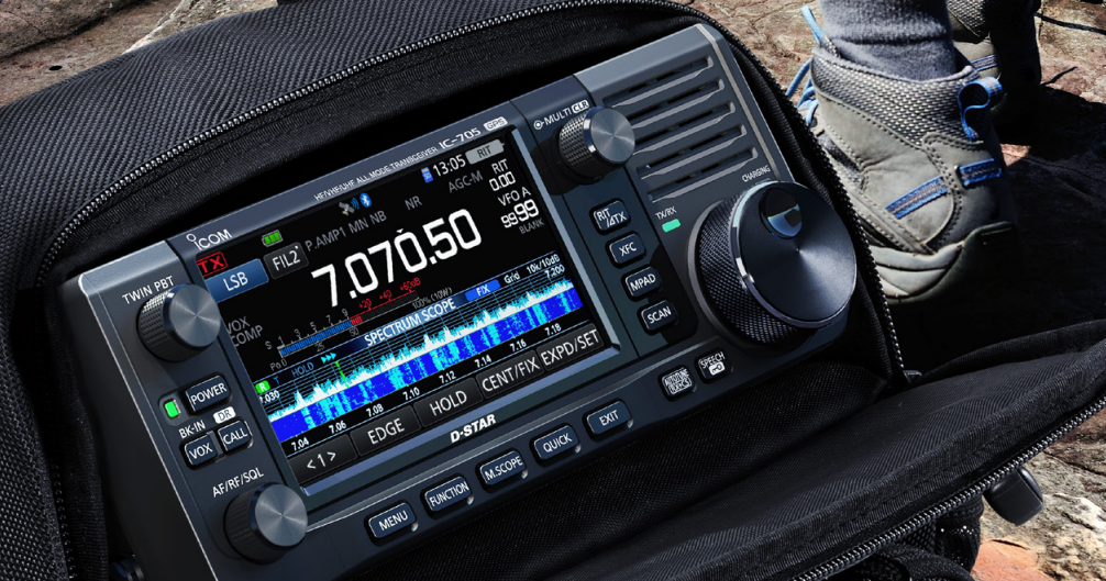 ICOM IC-705 Radio móvil base multimodo HF/50/144/440 MHz Rendimiento y funciones de "estación base" en la palma de la mano (Importación a pedido) Precio + iva