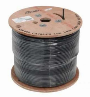 Comkit RG-58U-REEL Carrete de 305 mts de cable coaxial 1/4” Multifilar flexible 101pF/m 50Ω 66% 130Ω/Km >90dB 3.0KVms 41GHz 2.5Kw Precio + iva