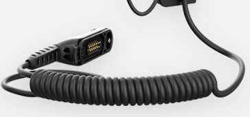 Motorola PMLN8337 Auricular único IMPRES™ de 1 cable con gancho removible, audio fuerte, negro Precio + iva